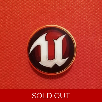 Unreal logo pin Unreal logo pin